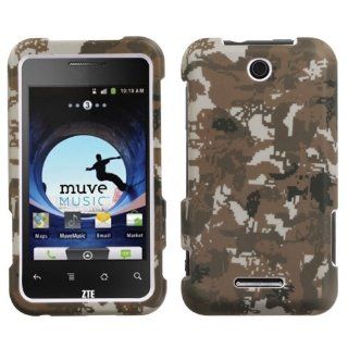MYBAT ZTEX500HPCLZ765NP Lizzo Durable Protective Case for ZTE: X500 (Score)    1 Pack   Retail Packaging   Digital Camo/ Brown: Cell Phones & Accessories