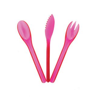 French Bull Lucent Flatware Snap Set FBL1262 Color: Pink