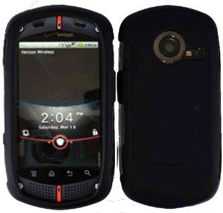 Black Hard Case Cover for Verizon Wireless Casio G'zOne Commando C771 Cell Phones & Accessories
