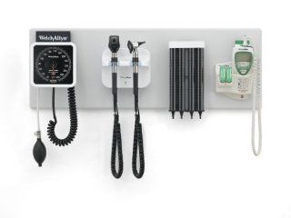Welch Allyn GS 777 Wall Transformer with Coaxial Ophthalmoscope, Pneumatic Otoscope, Wall Aneroid, Kleenspec Specula Dispenser and Wall Board: Health & Personal Care