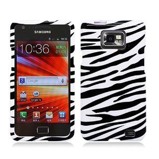 Black White Zebra Stripe Hard Cover Case for Samsung Galaxy S2 S II AT&T i777 SGH i777 Attain i9100: Cell Phones & Accessories