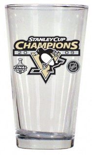 Hunter Pittsburgh Penguins 2009 Stanley Cup Champions Pint Glass   Pittsburgh Penguins 17 Ounces : Beer Glasses : Sports & Outdoors
