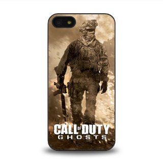 iPhone 5 5S case protective skin cover with Call of Duty Ghosts cool poster design #19 Cell Phones & Accessories
