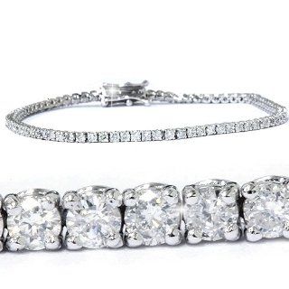 2.00CT Diamond Tennis Bracelet 14K White Gold: Jewelry