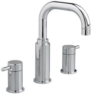 American Standard 2064.801.002 Serin Two Handle Widespread Lavatory Faucet with Metal Speed Connect Pop Up Drain and Lever Handles, Polished Chrome   Touch On Bathroom Sink Faucets  