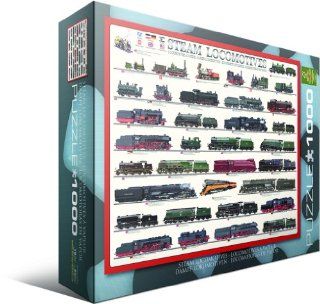 Steam Locomotives 1000 Piece Puzzle: Toys & Games