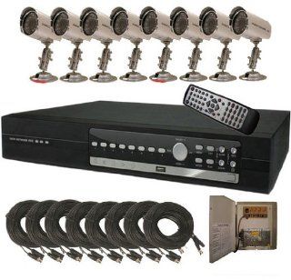 CIB R801W500G8753 8CH Network Security Surveillance DVR 500GB 8 CCD Cameras K: Digital Surveillance Recorders : Camera & Photo