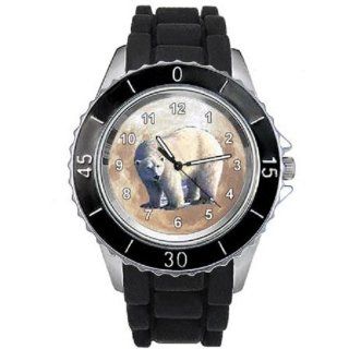 Polar Bear Unisex design watch with silicone band at  Men's Watch store.