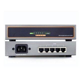 SaferGuard 4 Port 802.3at 10/100Mbps Fast Ethernet POE Switch: Computers & Accessories