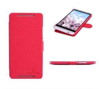 Nikay Nillkin Fresh Style Ultra Thin Mix Flip Pu Leather Cover Hard Case with Nikay NFC Tag for HTC One Max (Fresh Style, Red): Cell Phones & Accessories
