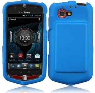 Casio GzOne Commando 4G LTE C811 ( Verizon ) Phone Case Accessory Fresh Blue Hard Snap On Cover with Free Gift Aplus Pouch: Cell Phones & Accessories
