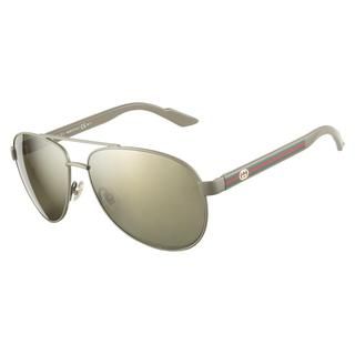Gucci Gg2898s Si7 Dt Green Palm 58 Sunglasses
