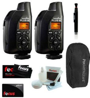 2 Pocket Wizard Plus III Transceiver   801 130 + Accessory Kit: Computers & Accessories