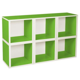 Way Basics Eco Friendly Modular Storage Cubes PS MC 6 Finish: Green