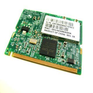 HP 419748 001 Mini PCI 802.11b g wireless LAN (WLAN) card (Broadcom)   Supports IEEE 802.11b g wireless standards   Maximum data rate of up to 11Mbps for 802.11b or 54Mbps for 802.11g   (United States): Computers & Accessories