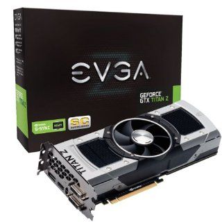 EVGA EVGA GeForce GTX TITAN Z Superclocked w/ G Sync Support12GB GDDR5, 768bit, DVI, HDMI,DP, SLI 12G P4 3992 KR Graphics Cards 12G P4 3992 KR: Computers & Accessories
