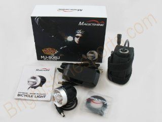 MagicShine MJ 808 900 Lumen LED Bike Light with MJ 828 LCD battery Set : Bike Headlights : Sports & Outdoors