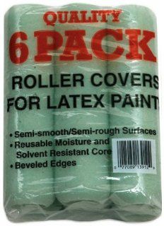 12 Pack Linzer RC139 9 Utlity 9" Roller Covers for Latex Paints with 3/8" Nap   6 per Package    