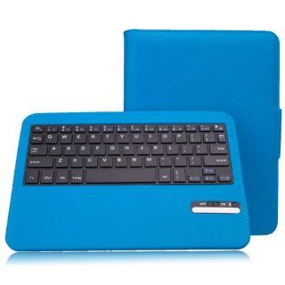 Moko ACER Iconia W4 820 Case   Wireless Bluetooth Keyboard Cover for ACER Iconia W4 820 8 " Inch Windows 8.1 Android Tablet, Light BLUE: Computers & Accessories
