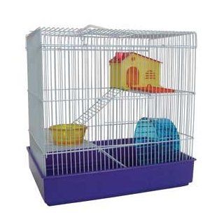 YML Group H820   3 Story Hamster Cage   Assorted Color Base   15 x 11 x 18 Inches : Small Animal Houses : Pet Supplies