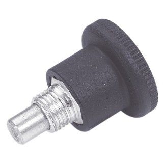 GN 822 Series Steel Non Lock out Type B Mini Indexing Plunger with Hidden Lock Mechanism, M10 x 1mm Thread Size, 7mm Thread Length, 6mm Item Diameter: Metalworking Workholding: Industrial & Scientific