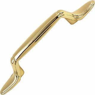 Mintcraft Sf814pb Traditional Classic Spoon Foot Handle Cabinet Pull Polished Brass: Computers & Accessories