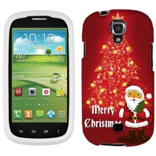Samsung Galaxy Stratosphere II Merry Christmas Christmas Tree on Red Phone Case Cover Cell Phones & Accessories