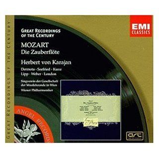 Great Recordings Of The Century   Mozart: Die Zauberflote / Karajan, Dermota, Seefried, Lipp, et al: Music