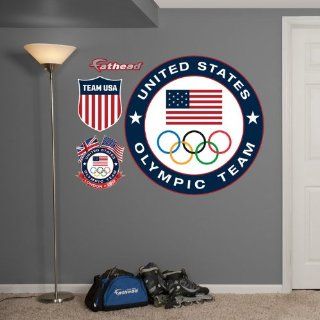 Olympic Team USA Logo Fathead Wall Graphic   Sports Fan Wall Decor Stickers