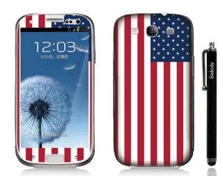 Belody (TM) US Flag Screen Guard Screen Protector Vinyl Decals Sticker for Samsung Galaxy SIII I9300 / S3: Computers & Accessories