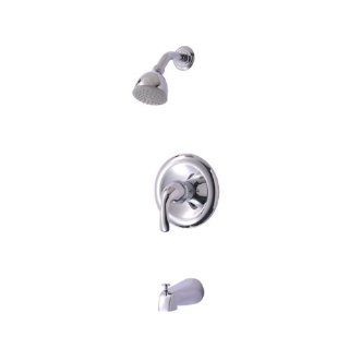 Ultra Faucets UF78500 Vantage Collection Single Handle Bathtub and Shower Faucet, Chrome   Bathtub And Showerhead Faucet Systems  