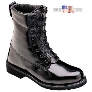 Thorogood Mens Front Zip Station Uniform Leather Boot Shoes