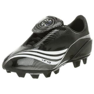 adidas Little Kid/Big Kid +F10.7 TRX FG Soccer Cleat, Black/White, 4 M US Big Kid: Soccer Shoes: Shoes