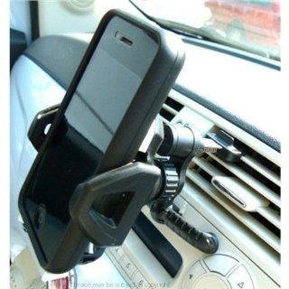 Adjustable 'Easy Fit' Car Air Vent Mount fits Apple iPhone 5, 5S, 5C: Cell Phones & Accessories