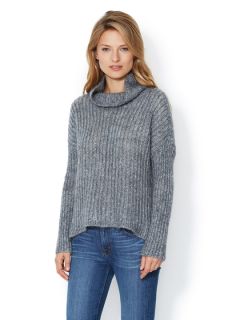 Funnel Neck Mohair Sweater by Eileen Fisher