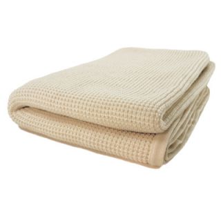 Pur Modern Schindler Thermal Knit Throw CTTHER 101 Color: Creme