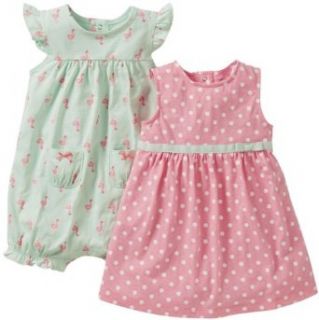 Carters Baby Girl Tank Dress   3 Piece Set w/Diaper Cover: Clothing