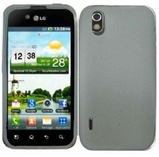 Clear Silicone Jelly Skin Case Cover for LG Marquee LS855 Optimus Black P970: Cell Phones & Accessories