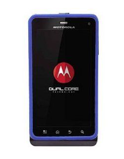 Snap On Cover   MO Droid 3 XT862   Rubberized Blue: Cell Phones & Accessories