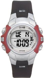 Timex Unisex T5G841 1440 Sports Digital Silver Tone/Black Resin Strap Watch: Timex: Watches