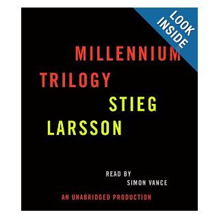 Stieg Larsson Millennium Trilogy Audiobook CD Bundle: The Girl with the Dragon Tattoo, The Girl Who Played with Fire, and The Girl Who Kicked the Hornet's Nest: Stieg Larsson, Simon Vance: 9780739352755: Books