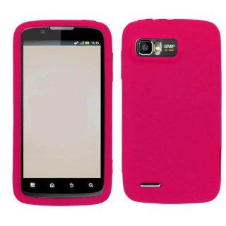 Soft Skin Case Fits Motorola MB865 Atrix 2 Solid Hot Pink Skin AT&T: Cell Phones & Accessories
