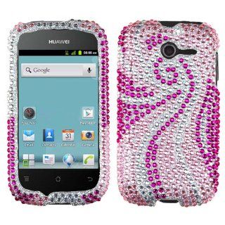 MyBat HWM866HPCDM005NP Dazzling Diamond Bling Case for Huawei Ascend Y   Retail Packaging   Phoenix Tail: Cell Phones & Accessories