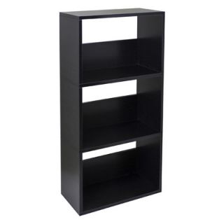 Way Basics Eco Friendly Triplet Shelves WB 3SR Finish: Black