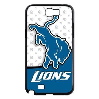Custom Detroit Lions Back Cover Case for Samsung Galaxy Note 2 N7100 N1135: Cell Phones & Accessories