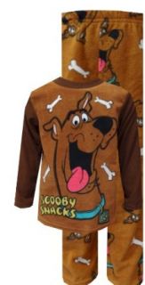 Scooby Doo Scooby Snacks Fleece Pajamas for boys (4): Clothing