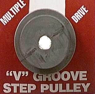 Bore V groove 4 Step Pulley, 1/2" Garden, Lawn, Supply, Maintenance : Lawn And Garden Spreaders : Patio, Lawn & Garden