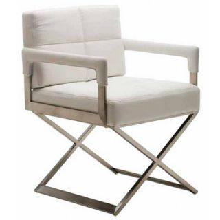 Nuevo Jack Arm Chair HGTA64 Upholstery: White