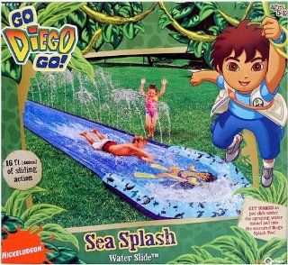 Go Diego Go! Sea Splash Waterslide Water Slide Nick Jr: Toys & Games