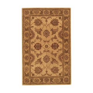 Hand tufted Imperial Beige/ Gold Wool Rug (36 X 56)